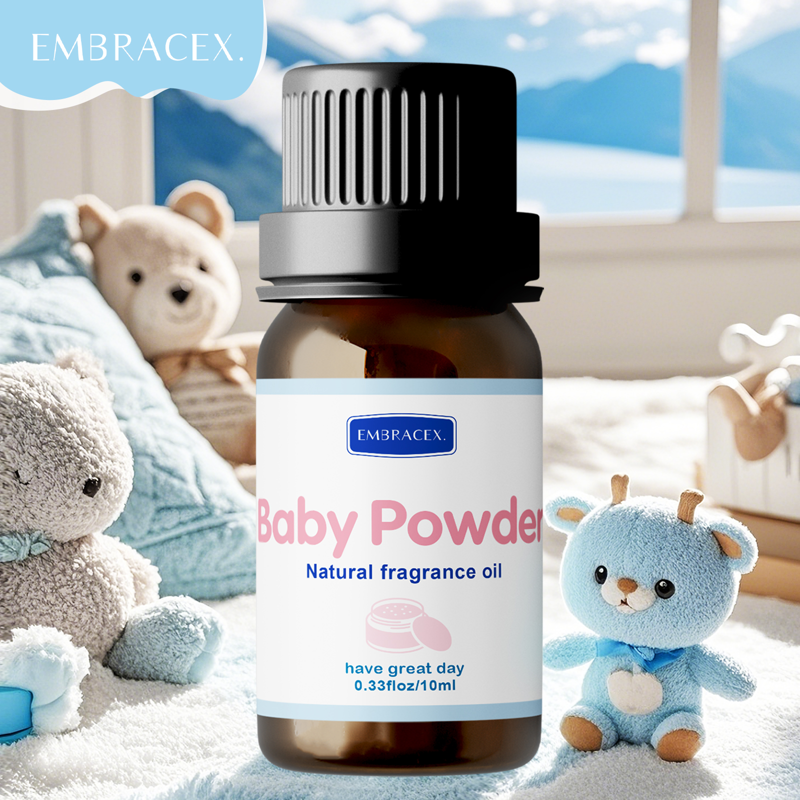 Soap Making Oils - 10ml Baby Powder Essential Oil Long