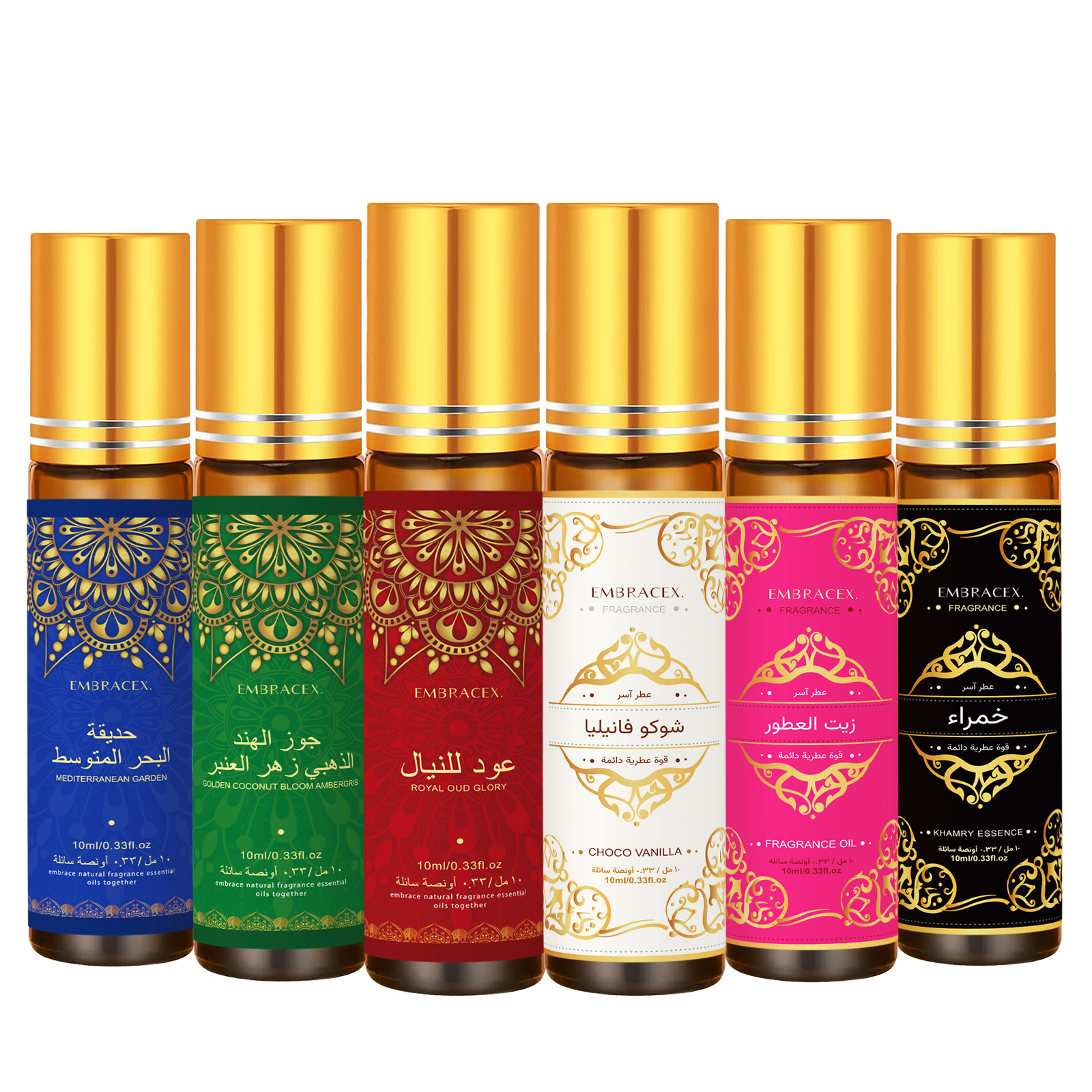 Soap Making Oils - 8PC/1PC 10ml Roller Essential Oils Eid