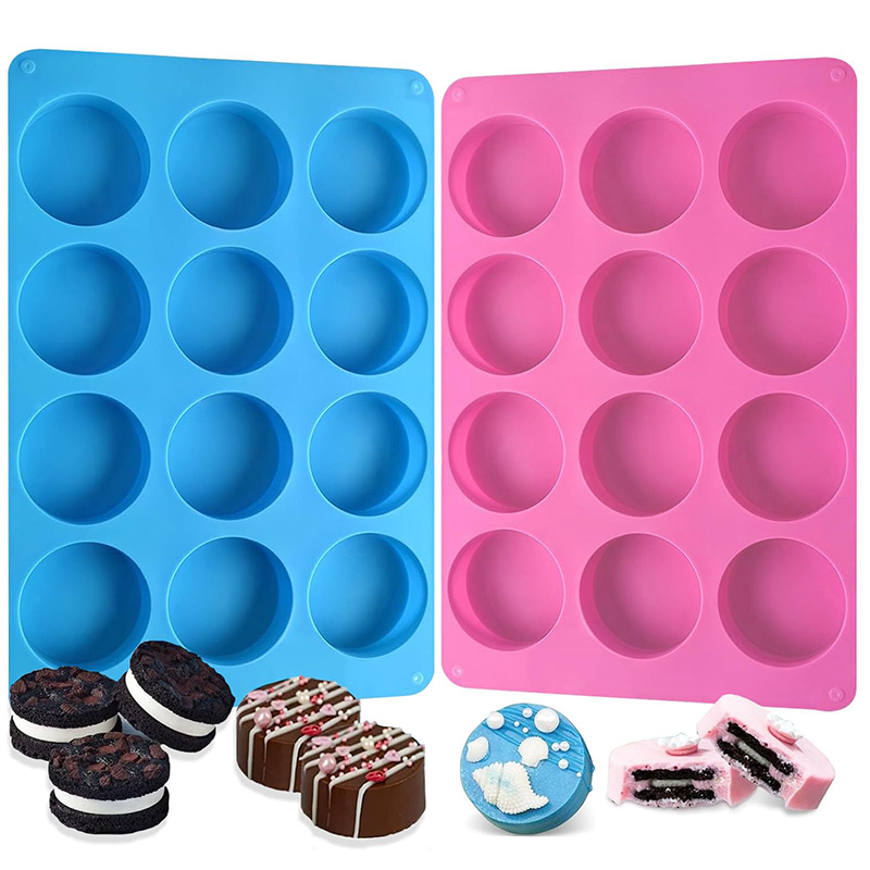 Round Silicone Molds 12-Cavity - Soap Making Gloves 评论和价格