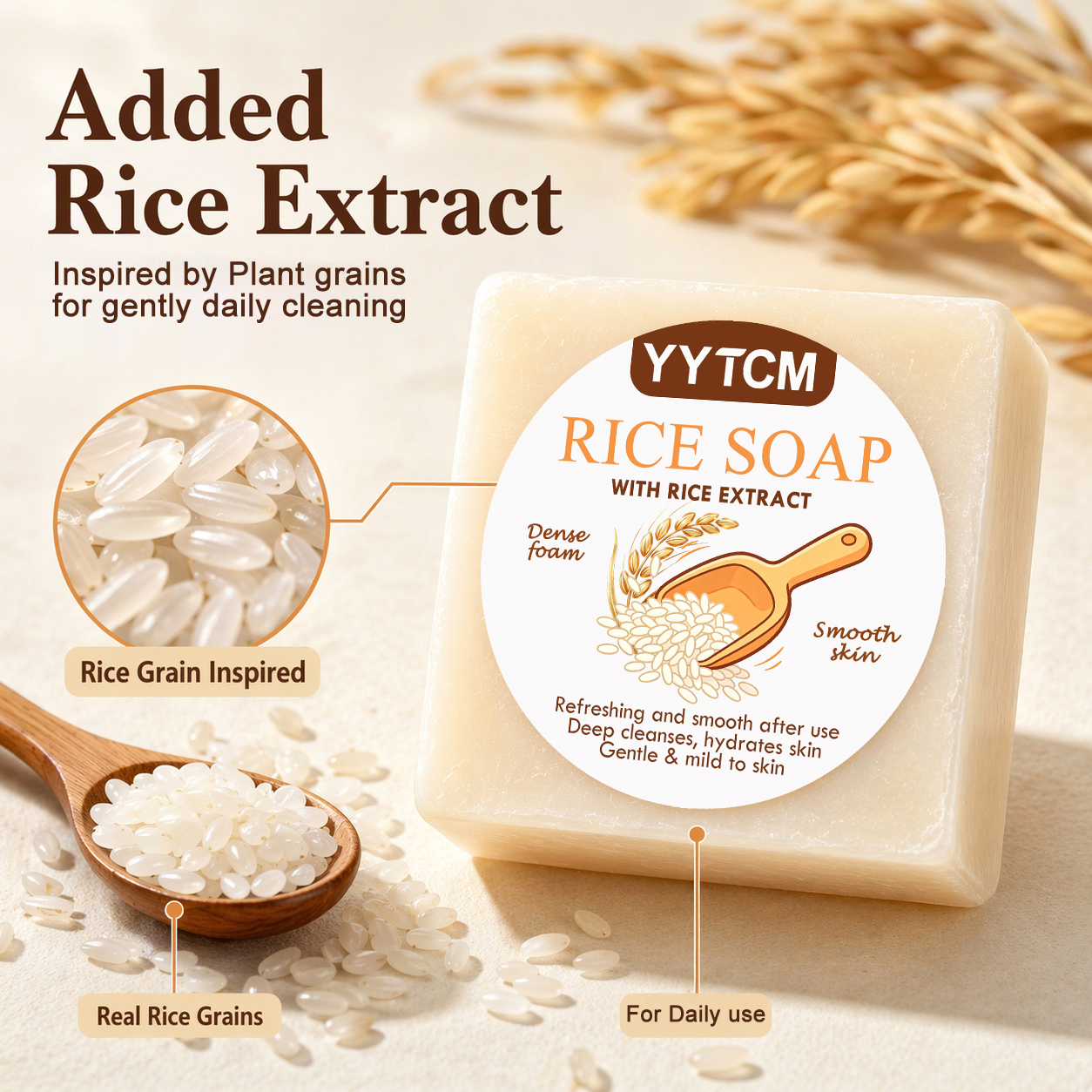Yytcm Rice Essence Soap Mild M - Soap Making Oils 评论和价格