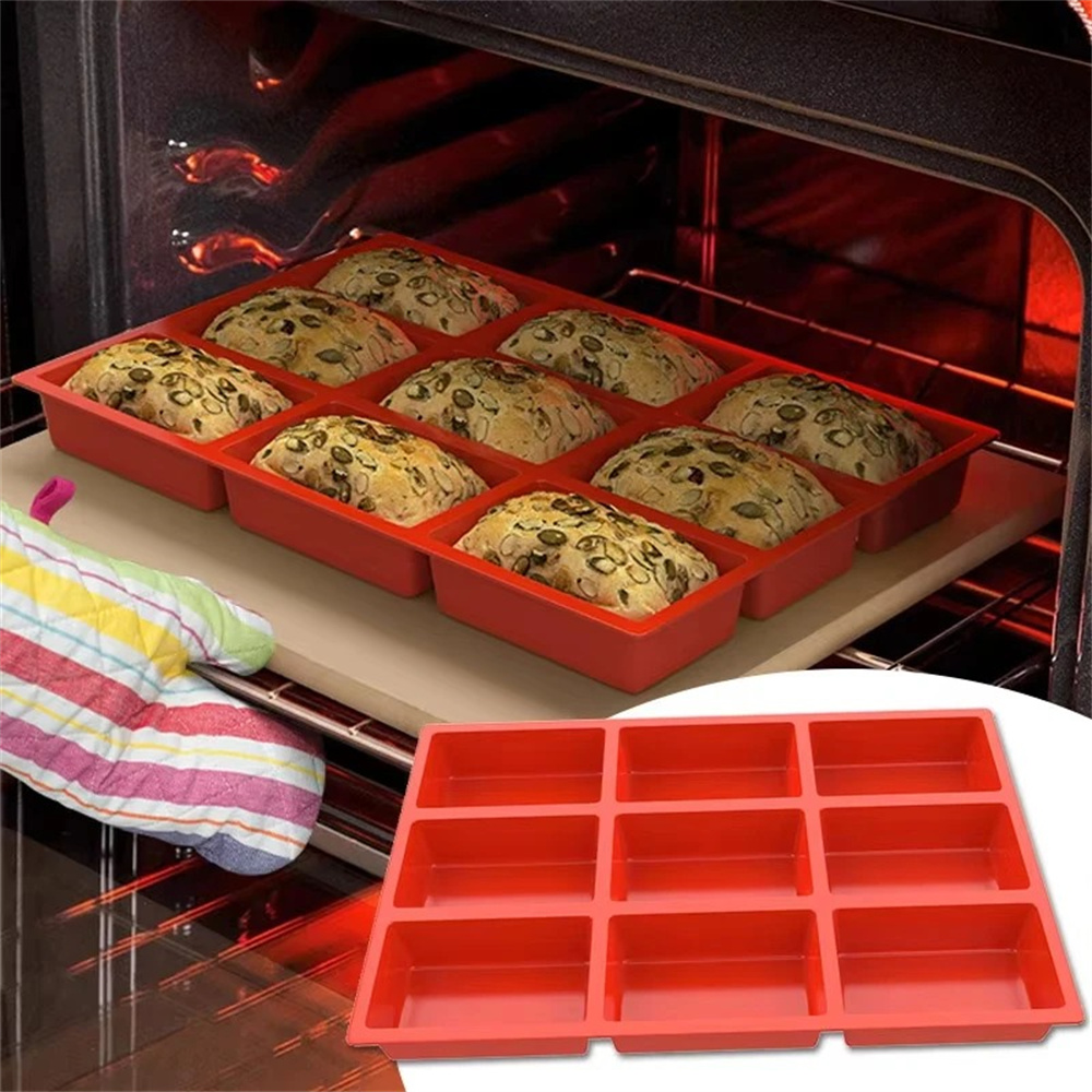 Big 9-Cavity Silicone Mini Loa - Soap Making Gloves 评论和价格