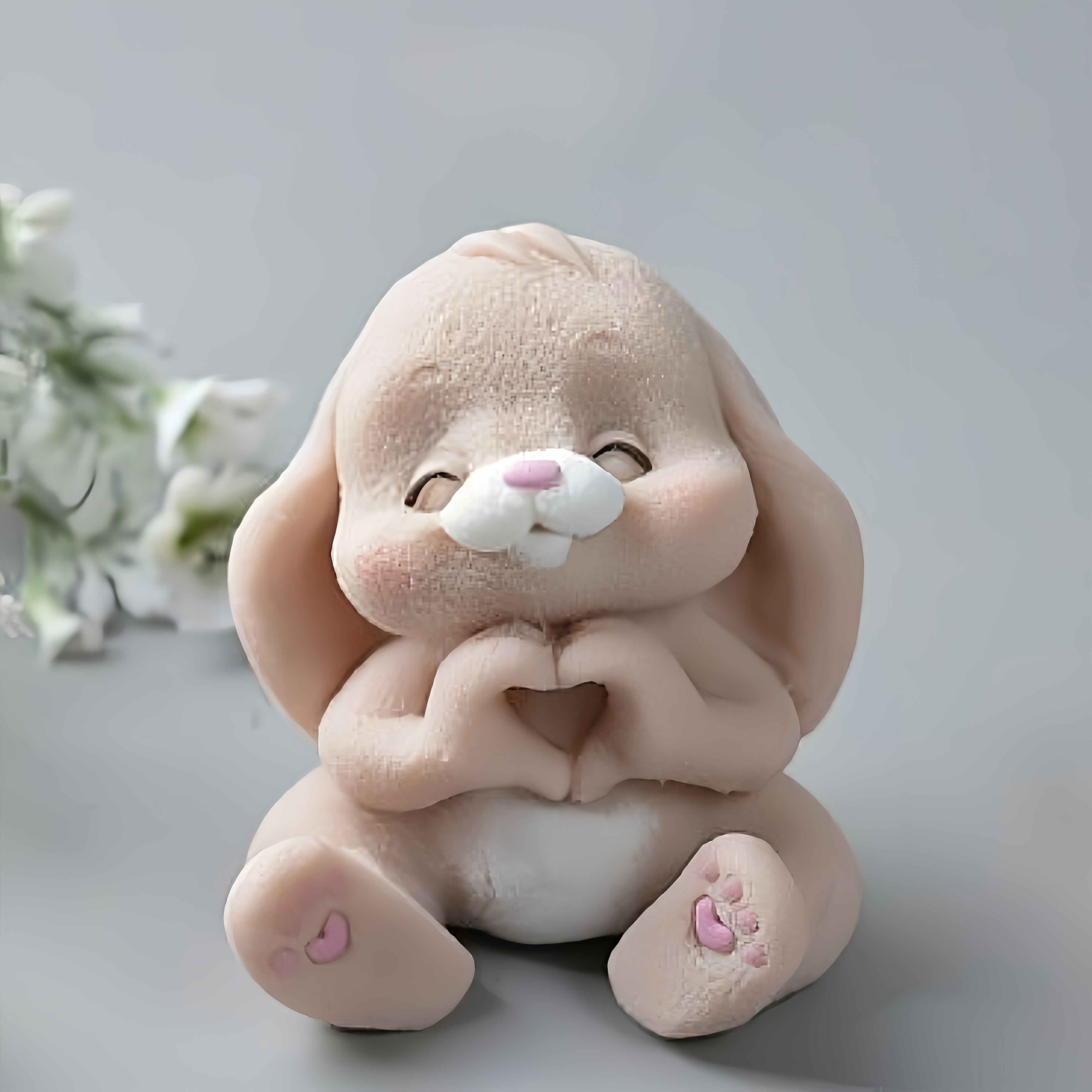1pc Adorable Rabbit Resin Sili - Soap Making Kit 评论和价格