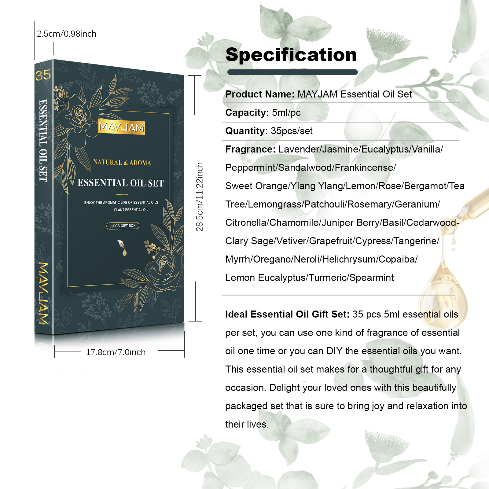 MAYJAM 35 Bottles Aromatherapy - Soap Making Oils 评论和价格