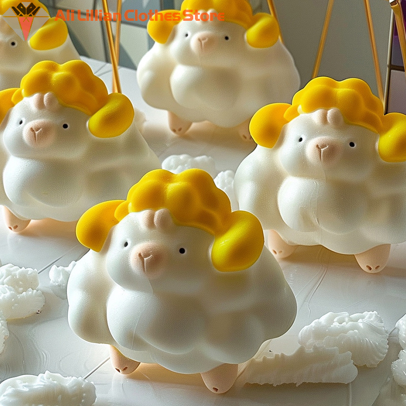 3D Sheep Shape Jelly Mold Kitc - Soap Making Gloves 评论和价格