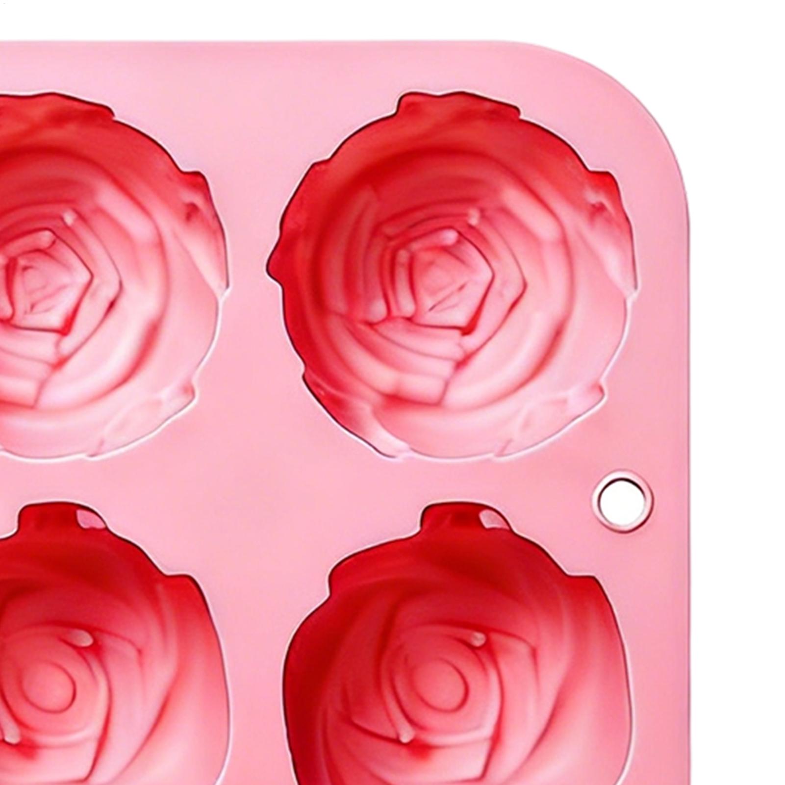 8 Holes Rose Flower Silicone M - Soap Making Kit 评论和价格