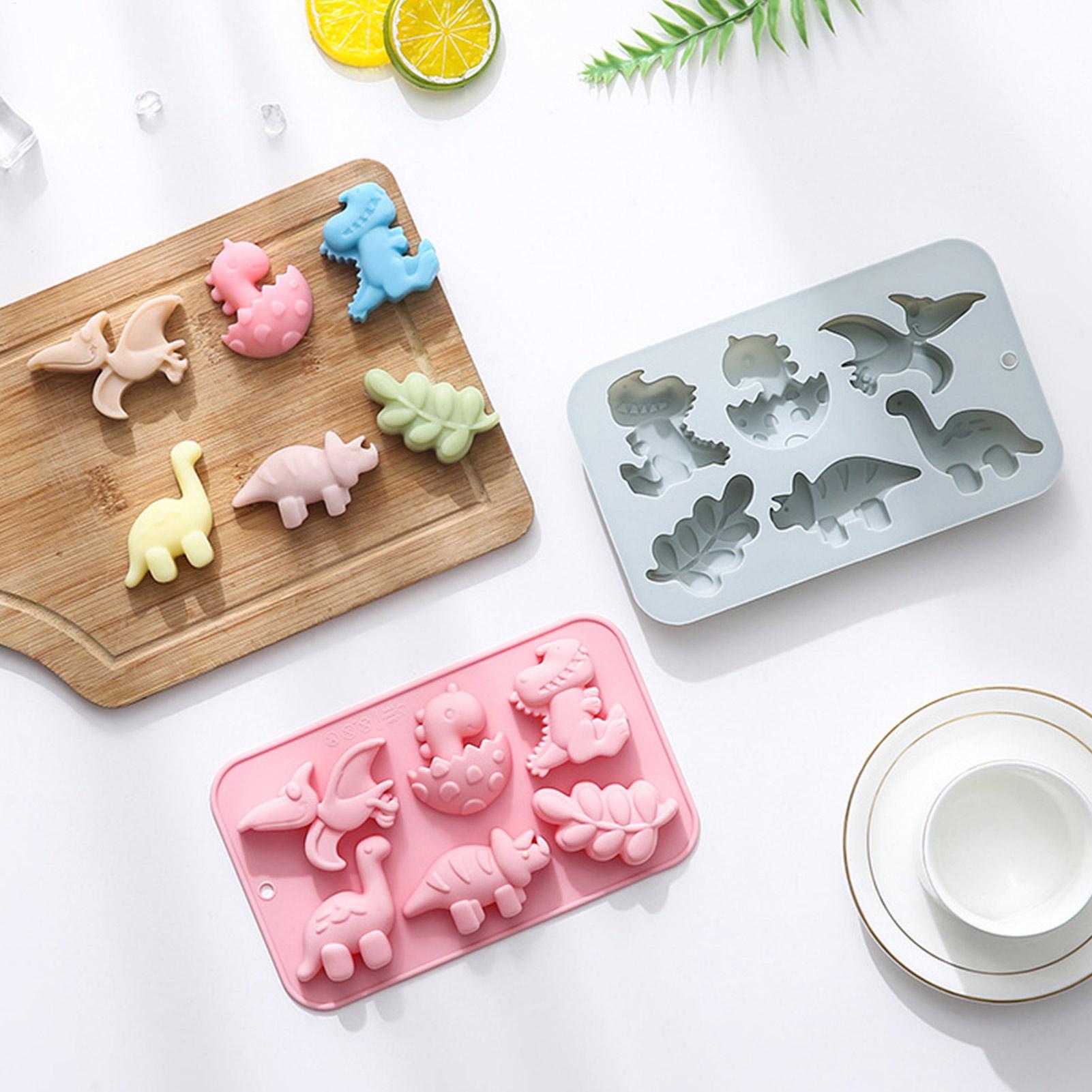 Silicone 6 Cavities Dinosaur J - Soap Making Gloves 评论和价格