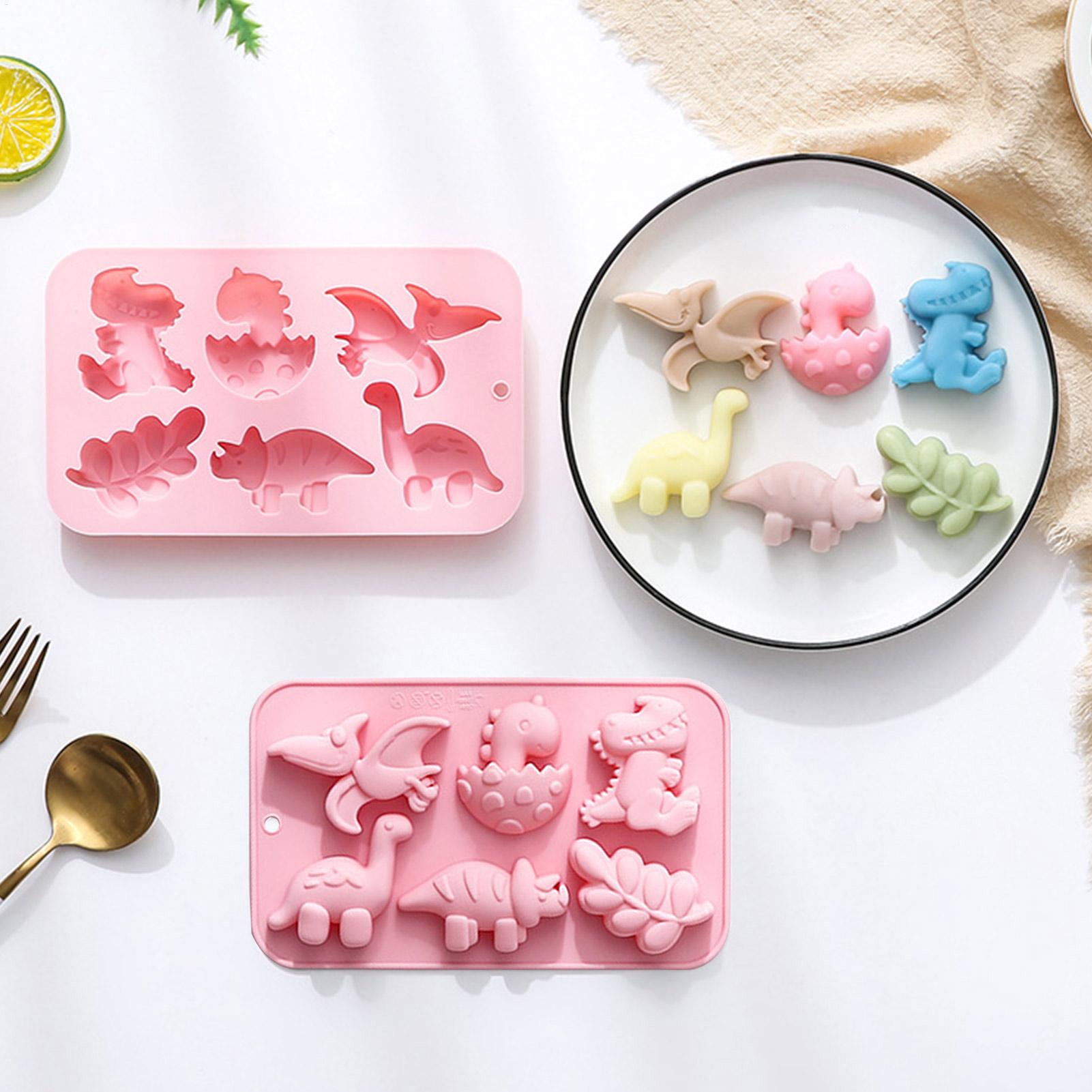 Silicone 6 Cavities Dinosaur J - Soap Making Gloves 评论和价格
