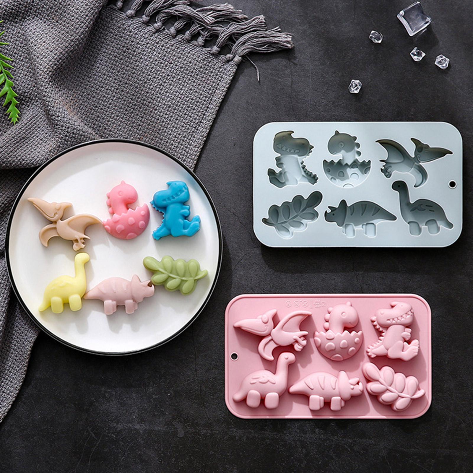 Silicone 6 Cavities Dinosaur J - Soap Making Gloves 评论和价格
