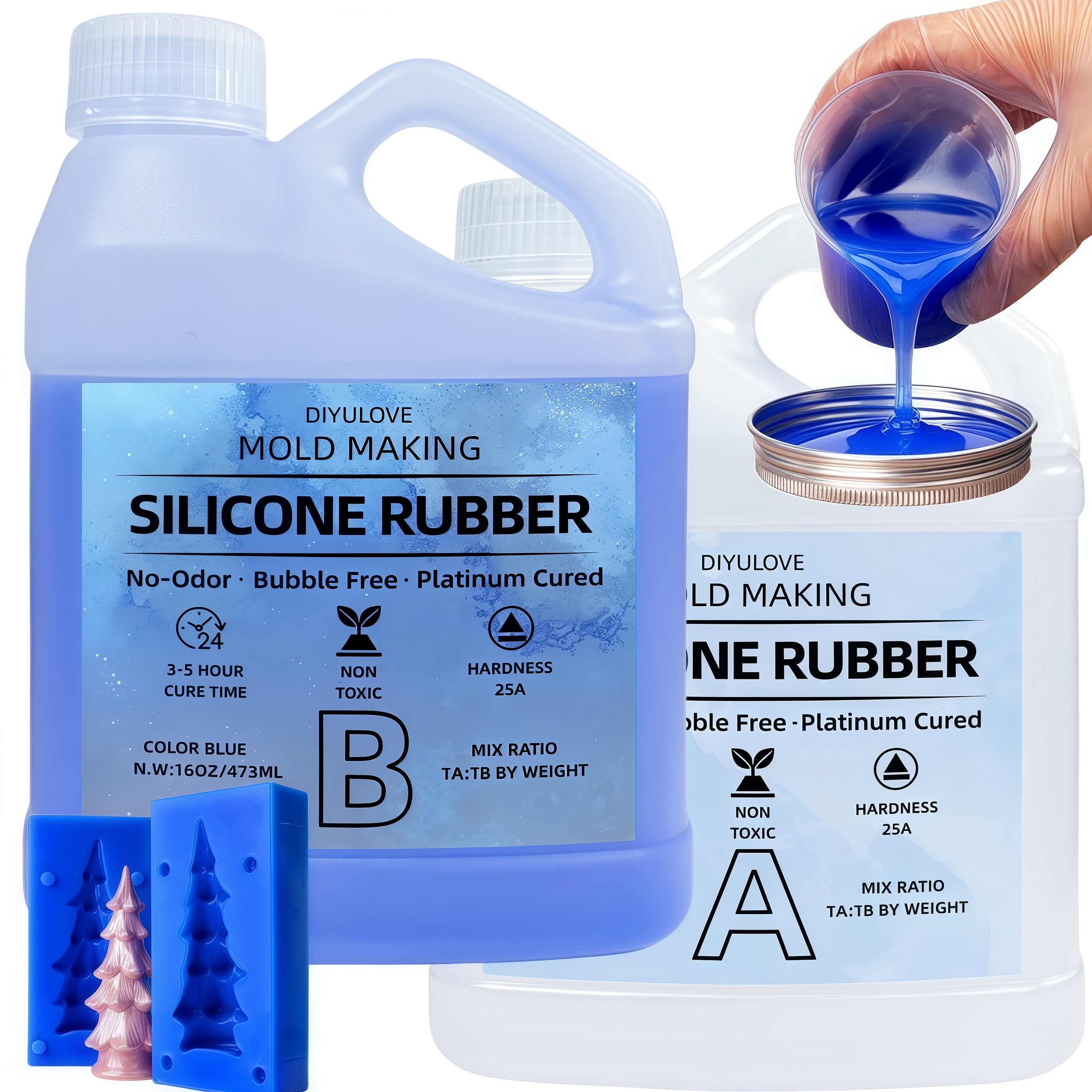 32oz High-Performance Silicone - Soap Making Kit 评论和价格